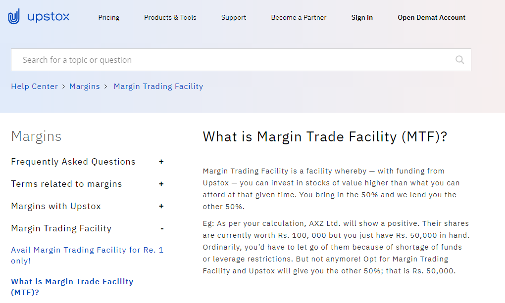 Margin Trading Facility for Positional / BTST Traders from Upstox. Stocks On Fire